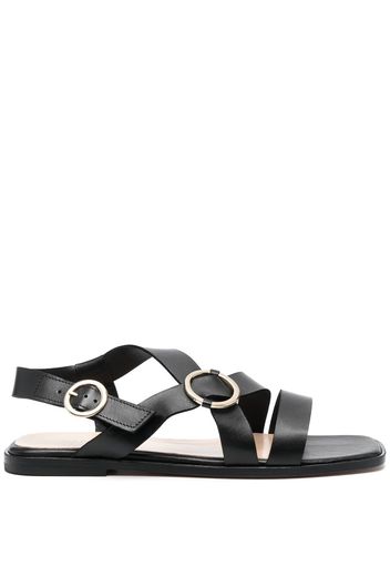 Tila March Gab square-toe sandals - Schwarz