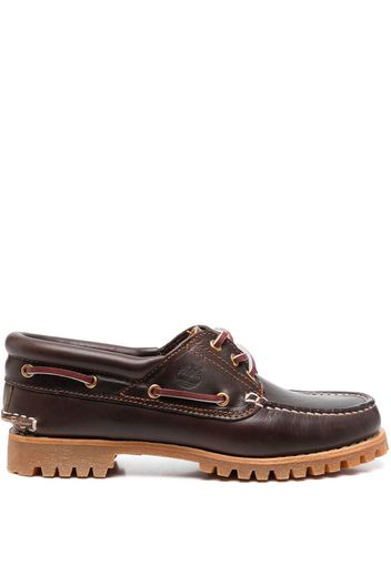 Timberland cleated-sole leather loafers - Braun