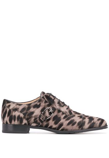 Tod's Oxford-Schuhe mit Leoparden-Print - Nude