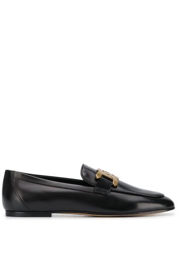 Tod's Loafer mit Kettenriemen - Schwarz