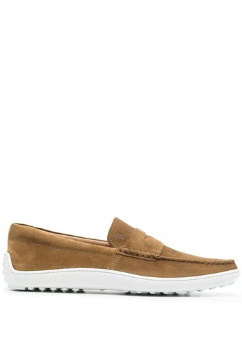 Tod's Segelschuhe im Penny-Loafer-Stil - Braun