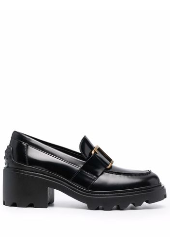 Tod's Loafer mit Logo-Schild 60mm - Schwarz