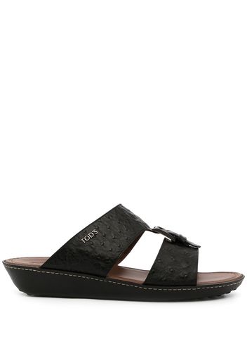 Tod's Texturierte Sandalen - Schwarz