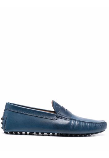 Tod's Gommino leather moccasin loafers - Blau