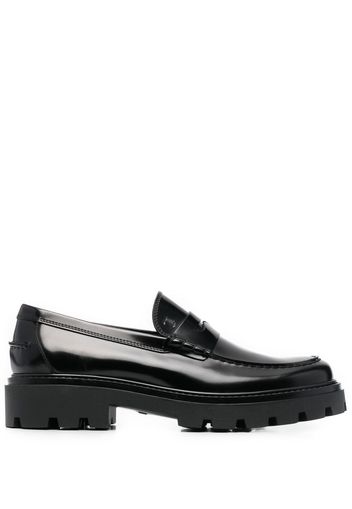 Tod's patent-leather loafers - Schwarz