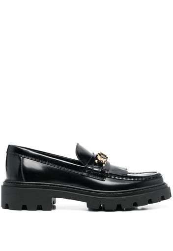 Tod's Fringed leather loafers - Schwarz