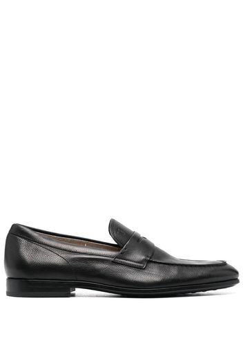 Tod's penny-slot logo-embossed loafers - Schwarz