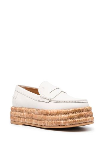 Tod's Loafer mit Plateau - Nude