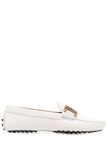 Tod's chain-link detail loafers - Weiß