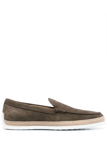 Tod's slip-on style loafers - Grün