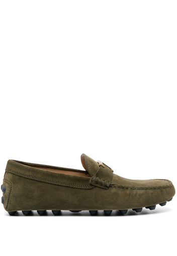 Tod's Gommino Loafer aus Wildleder - Grün