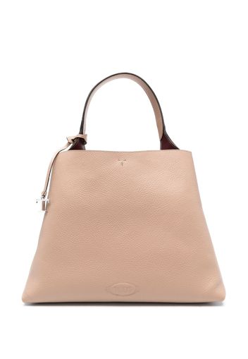 Tod's T leather tote bag - Rosa