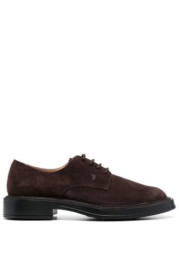 Tod's Derby-Schuhe aus Wildleder - Braun