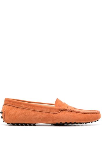 Tod's Gommino Loafer aus Wildleder - Orange