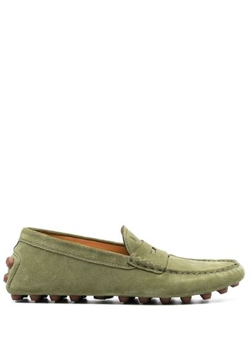 Tod's Gommino Loafer aus Wildleder - Grün