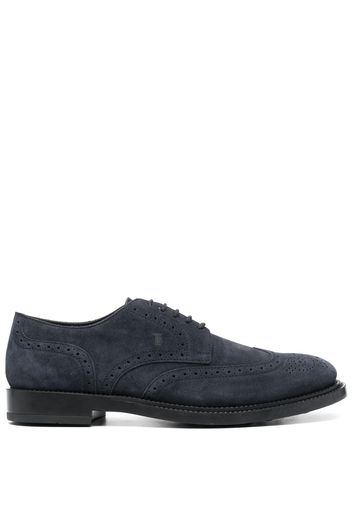 Tod's Derby-Schuhe aus Wildleder - Blau