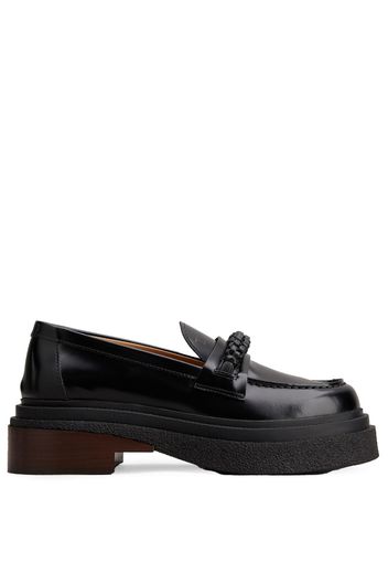 Tod's Loafer mit mandelförmiger Kappe - Schwarz