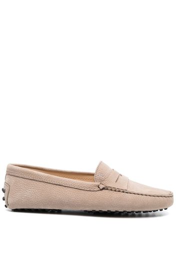 Tod's Gommino Loafer aus Wildleder - Nude