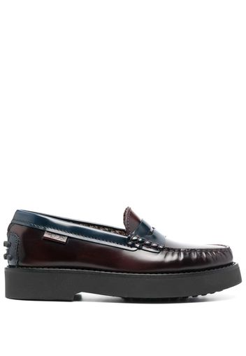 Tod's Slipper leather loafers - Rot