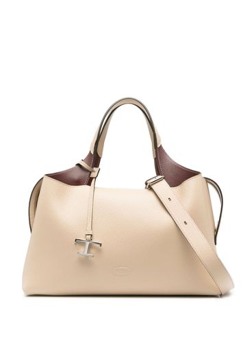 Tod's medium Boston leather tote bag - Nude