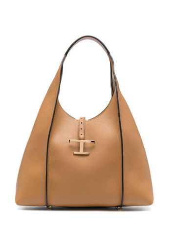 Tod's T Timeless leather tote bag - Braun