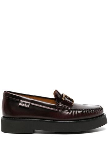 Tod's Timeless leather loafers - Rot