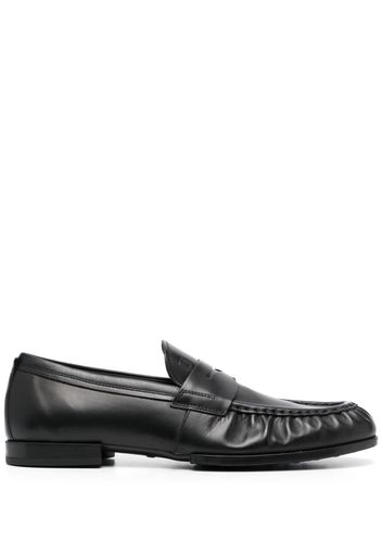 Tod's smooth leather loafers - Schwarz