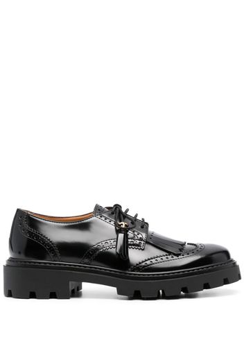 Tod's Gomma Pesante tassel-embellished brogues - Schwarz