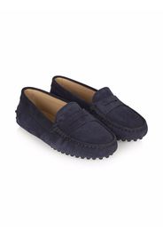 Tod's Kids Gommino suede penny loafers - Blau