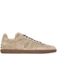 Tod's panelled low top sneakers - Grün