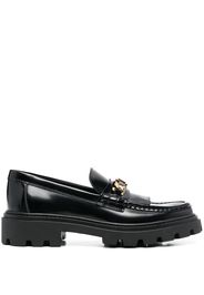 Tod's Fringed leather loafers - Schwarz