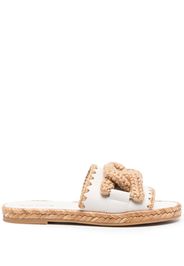 Tod's Kate crochet sandals - Weiß