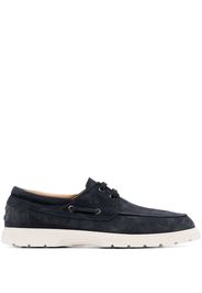 Tod's suede boat shoes - Blau