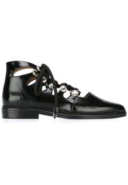 Toga Pulla Verzierte Schnürschuhe - Schwarz
