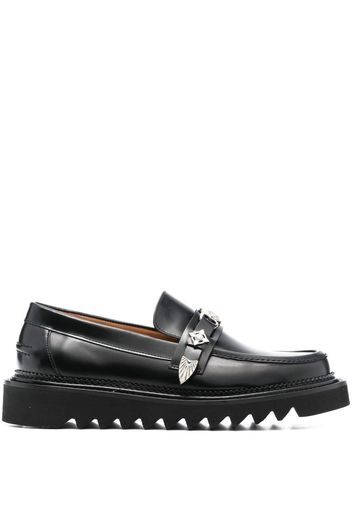 Toga Virilis chunky leather loafers - AJ1253 - BLACK POLIDO