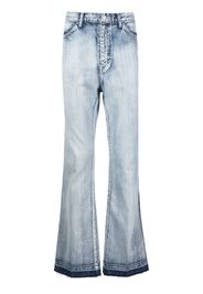 Toga Virilis acid-wash straight-leg jeans - Blau