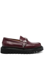 Toga Virilis Loafer mit breiter Sohle - Rot