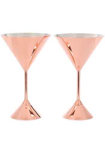 Tom Dixon 'Plum' 2er-Set Martinigläser - Gold