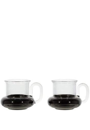 Tom Dixon Bump Teetassen, 2er-Set - Schwarz