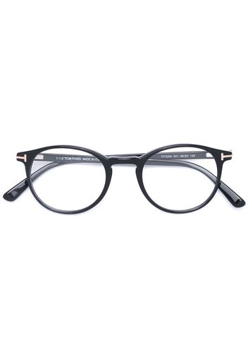 TOM FORD Eyewear Brille mit rundem Gestell - Schwarz