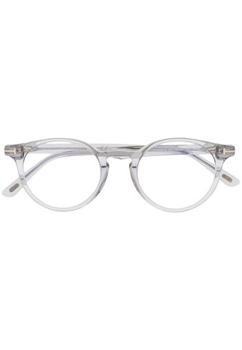 TOM FORD Eyewear Runde Brille - Silber