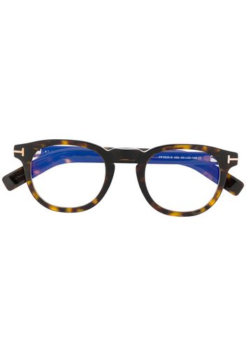 TOM FORD Eyewear Runde 'FT5629B' Brille - Braun