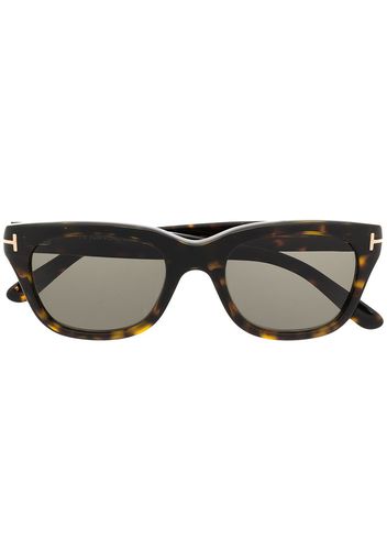 TOM FORD Eyewear Sonnenbrille mit eckigem Gestell - Braun