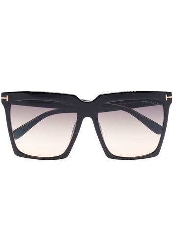 TOM FORD Eyewear Eckige Sabrina Sonnenbrille - Schwarz