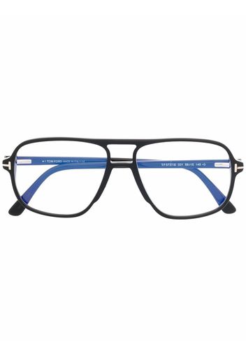 TOM FORD Eyewear Brille mit eckigem Gestell - Schwarz