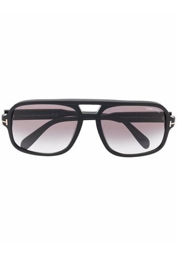 TOM FORD Eyewear Falconer Pilotenbrille - Schwarz