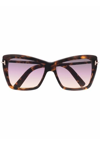 TOM FORD Eyewear Leah TF849 Sonnenbrille - Braun