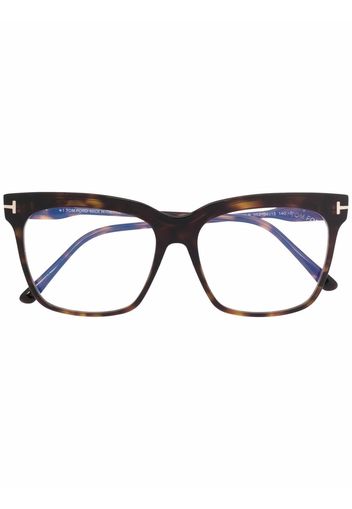 TOM FORD Eyewear wayfarer-frame glasses - Braun