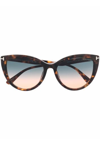 TOM FORD Eyewear Isabella Cat-Eye-Sonnenbrille - Braun