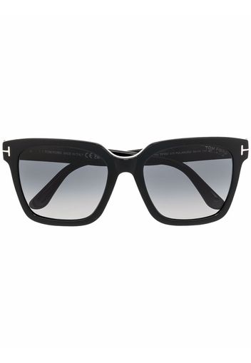 TOM FORD Eyewear Sonnenbrille mit eckigem Gestell - Schwarz